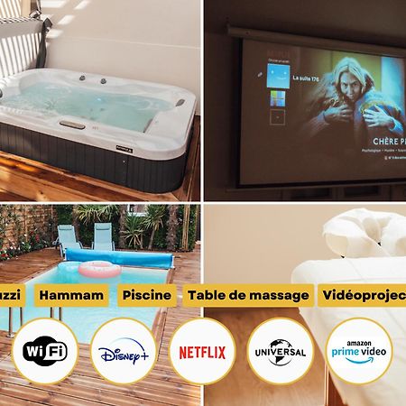 La Suite 176 - Piscine Privee, Spa, Hammam A Reims Eksteriør billede