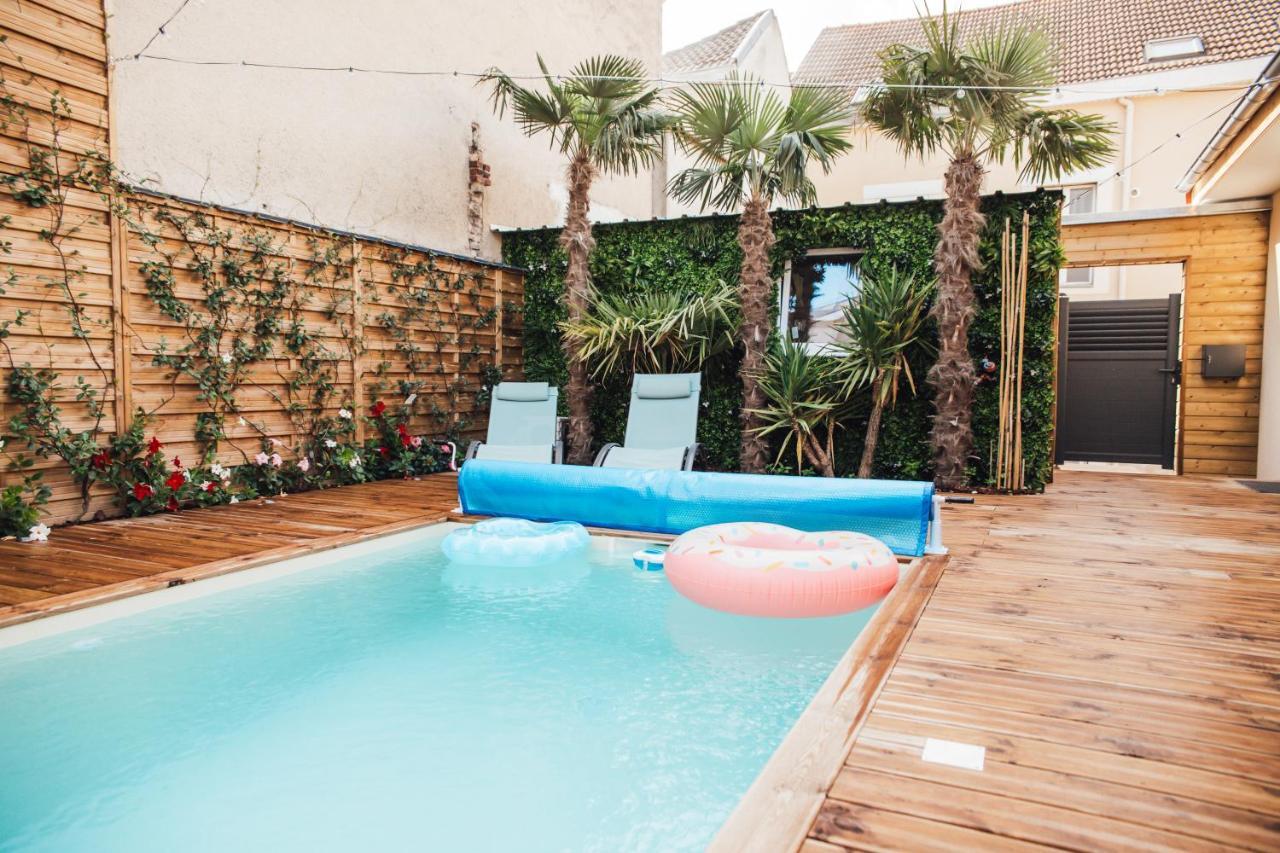La Suite 176 - Piscine Privee, Spa, Hammam A Reims Eksteriør billede